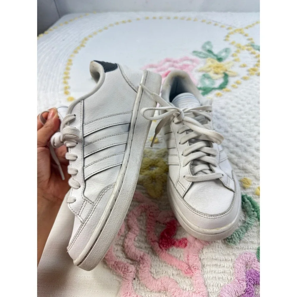 Adidas Grand Court Base Sneakers White Athletic Shoes Women's Size 9‎